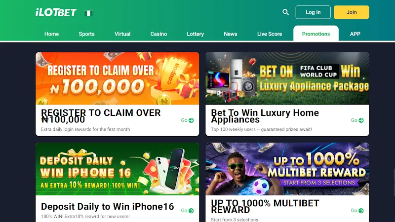 Ilot bet mobile features